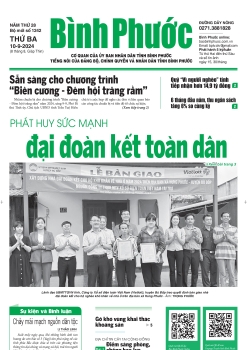 Báo in số 1242 Thứ Ba 10-9-2024 	