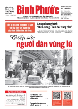 Báo in số 1246 Thứ Hai 16-9-2024 	