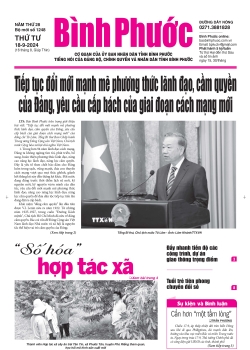 Báo in số 1248 Thứ Tư 18-9-2024 	