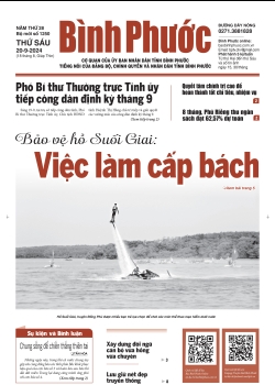Báo in số 1250 Thứ Sáu 20-9-2024 	