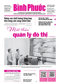Báo in số 1253 Thứ Tư 25-9-2024 	