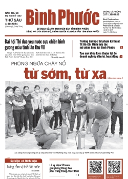 Báo in số 1260 Thứ Sáu 4-10-2024 	