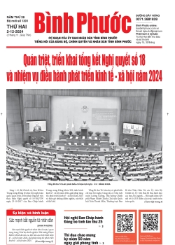 Báo in số 1301 Thứ Hai 2-12-2024 	