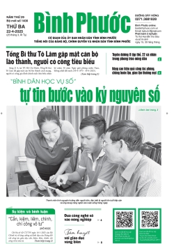 Báo in số 1400 Thứ Ba 22-4-2025 	