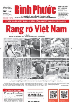 Báo in số 1345 Thứ Hai 3-2-2025 	