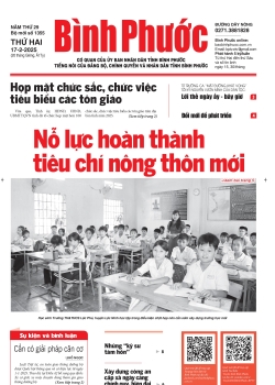 Báo in số 1355 Thứ Hai 17-2-2025 	