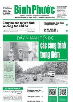 Báo in số 1361 Thứ Ba 25-2-2025 	