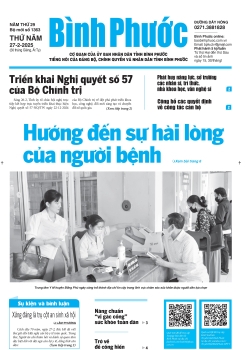 Báo in số 1363 Thứ Năm 27-2-2025 	