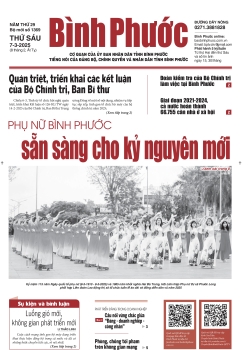 Báo in số 1369 Thứ Sáu 7-3-2025 	