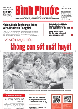 Báo in số 1375 Thứ Hai 17-3-2025 	