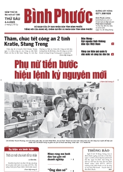 Báo in số 1389 Thứ Sáu 4-4-2025 	