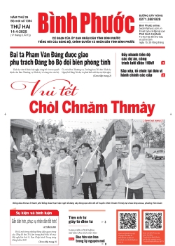 Báo in số 1394 Thứ Hai 14-4-2025 	