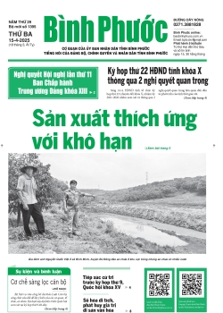 Báo in số 1395 Thứ Ba 15-4-2025 	