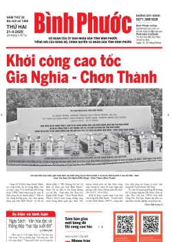 Báo in số 1399 Thứ Hai 21-4-2025 	