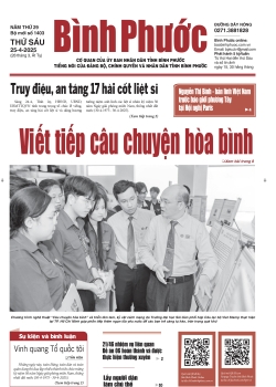 Báo in số 1403 Thứ Sáu 25-4-2025 	