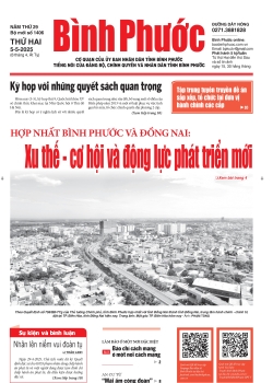 Báo in số 1406 Thứ Hai 5-5-2025 	