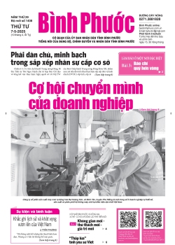 Báo in số 1408 Thứ Tư 7-5-2025 	