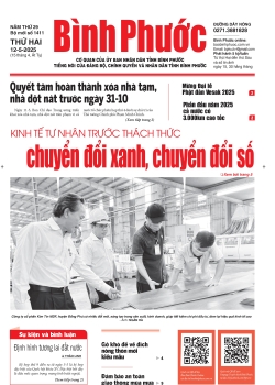 Báo in số 1411 Thứ Hai 12-5-2025 	
