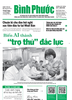 Báo in số 1412 Thứ Ba 13-5-2025 	