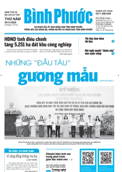 Báo in số 1424 Thứ Năm 29-5-2025 	