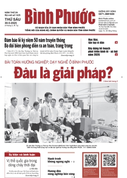 Báo in số 1425 Thứ Sáu 30-5-2025 	