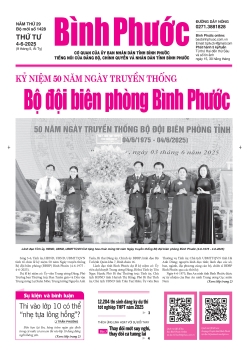 Báo in số 1428 Thứ Tư 4-6-2025 	