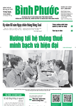 Báo in số 1432 Thứ Ba 10-6-2025 	