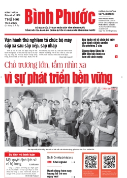Báo in số 1436 Thứ Hai 16-6-2025 	