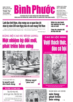 Báo in số 1438 Thứ Tư 18-6-2025 	