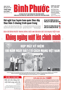 Báo in số 1441 Thứ Hai 23-6-2025 	