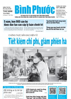Báo in số 378 Thứ Năm 15-4-2021