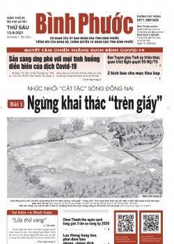 Báo in số 461 Thứ Sáu13-8-2021 