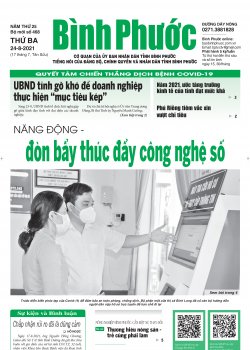 Báo in số 468 Thứ Ba 24-8-2021 