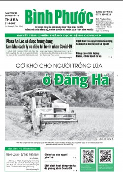 Báo in số 473 Thứ Ba 31-8-2021 