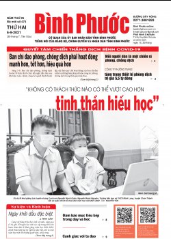 Báo in số 475 Thứ Hai 06-9-2021