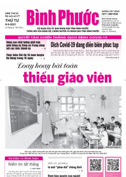 Báo in số 477 Thứ Tư 08-9-2021