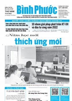 Báo in số 483 Thứ Năm 16-9-2021 