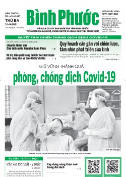 Báo in số 486 Thứ Ba 21-9-2021