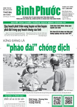 Báo in số 491 Thứ Ba 28-9-2021 