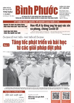 Báo in số 494 Thứ Sáu 01-10-2021 
