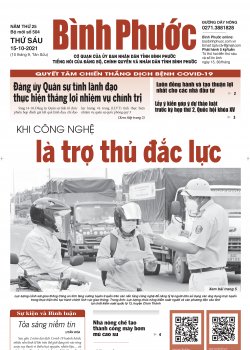 Báo in số 504 Thứ Sáu 15-10-2021 