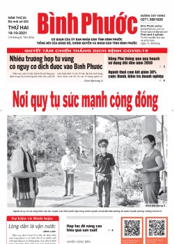 Báo in số 505 Thứ Hai 18-10-2021 
