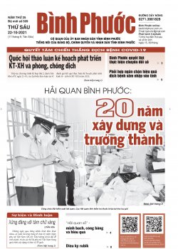 Báo in số 509 Thứ Sáu 22-10-2021 