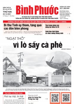 Báo in số 550 Thứ Hai 20-12-2021 
