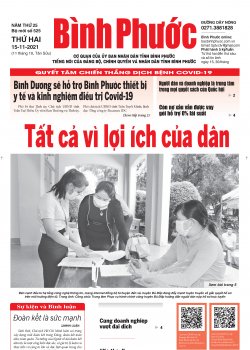 Báo in số 525 Thứ Hai 15-11-2021 