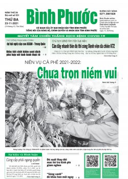 Báo in số 531 Thứ Ba 23-11-2021 