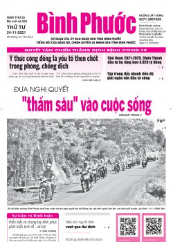 Báo in số 532 Thứ Tư 24-11-2021 