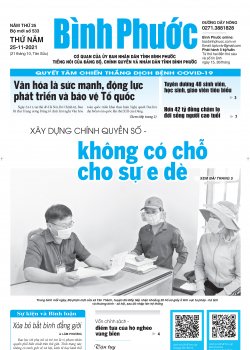 Báo in số 533 Thứ Năm 25-11-2021 
