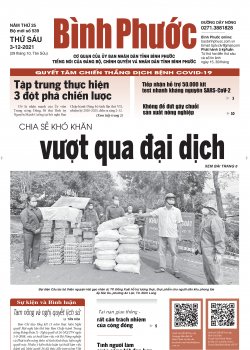 Báo in số 539 Thứ Sáu 03-12-2021 