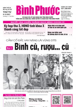 Báo in số 542 Thứ Tư 08-12-2021 